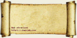 Dijana Klisarić vizit kartica